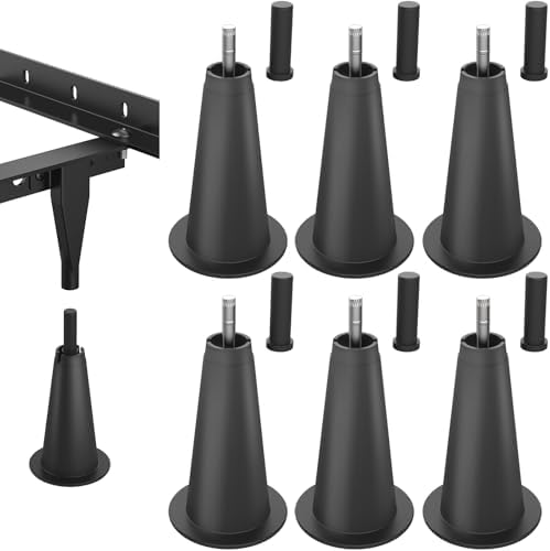 5“ High Rise Bed Frame Risers, Bed Frame Feet for Under Bed Storage by appacare