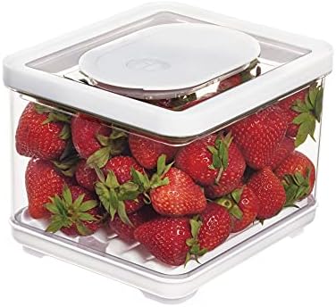 iDesign Fridge Produce Bin, Clear/White by iDesign