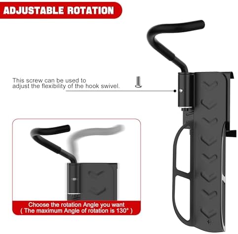 Ultrawall Swivel Bike Storage Rack, Adjustable Wall Mounted Bike Rack - Image 3