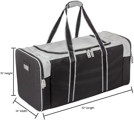 Jetstream Heavy Duty Multi Pocket Durable Sports Gym Equipment Travel Duffel Bag - Image 4