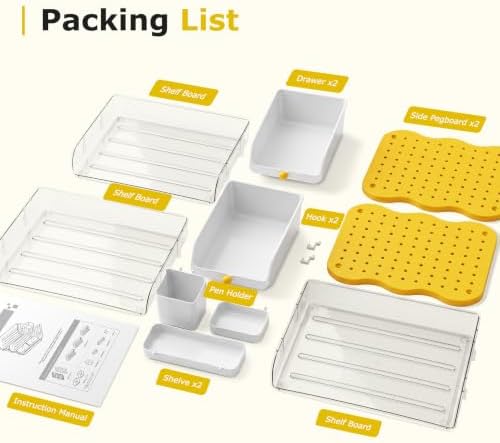 COMIX 3-Tier Paper Organizer Letter Tray, File Organizer for Desk, Yellow - Image 6