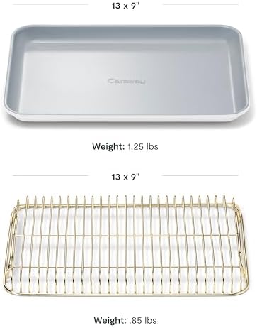 Caraway Non-Stick Ceramic Baking Sheet and Cooling Rack - Image 3