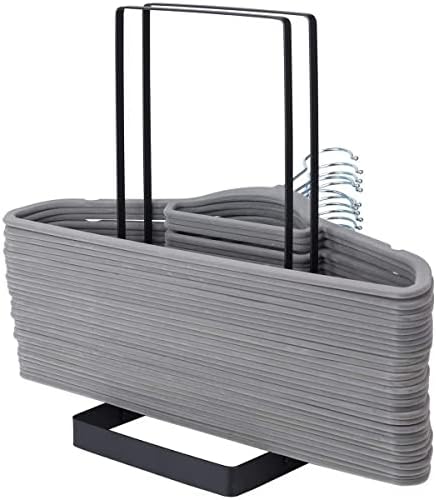Hanger Organizer, Large Capacity Hanger Stacker Rack for Closet Laundry Room, Stainless Steel Detachable Hanger Storage Organizer Holder, Can accommodate 80 Wire Hangers by Abizarch