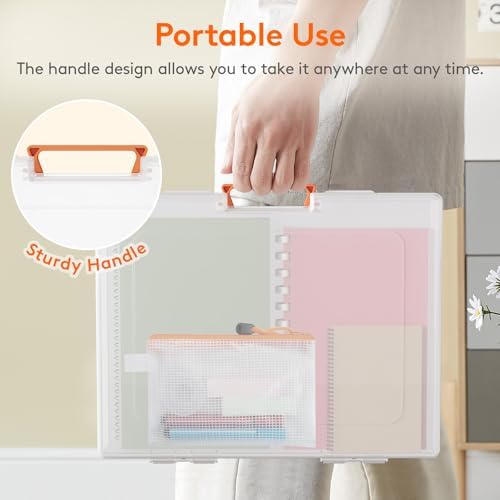 Lifewit Board Game Storage Containers with Handle, 11.9''x8.7'', 10 Pcs - Image 5