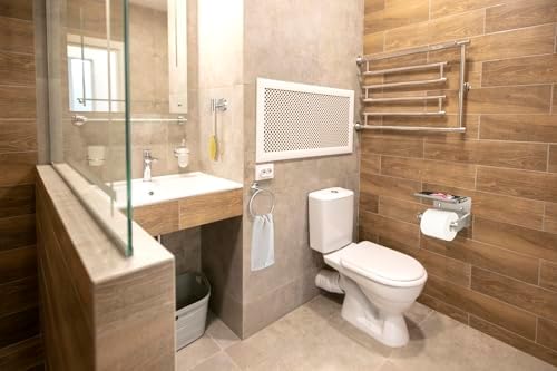 1pcs Brushed Nickel Toilet Paper Holder with Shelf - Image 7