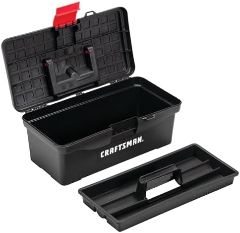 CRAFTSMAN Tool Box, Lockable, 13 in., Red/Black (CMST13004) - Image 5
