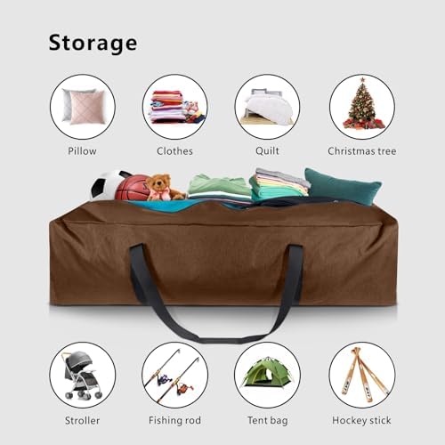 TOPDesign 1-Pack Long Storage Duffle Bag – 46" x 12.5" x 12.5", 30Gal - Image 4