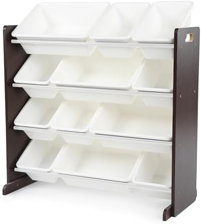Humble Crew Kids Toy Organizer with 12 Bins, 4 Tier Storage for Playroom by HumbleCrew