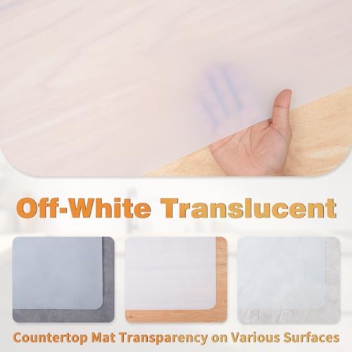 49.2" x 15.7" Large Silicone Mat for Kitchen Counter Protector, Cuttable - Image 3