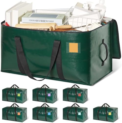 Moving Bags Heavy Duty Extra Large 110LB Storage Bags, 8 Pack-Green by Unknown