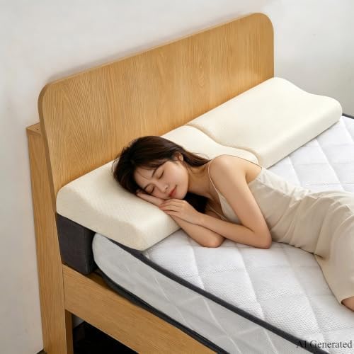 Cal King Size Foam Bed Gap Filler Mattress Space Filler Between Bed and Wall from Headboard Gap Mattress Extender 71x6x12 Inch - Image 3