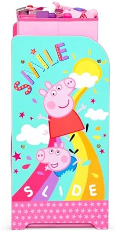 Delta Children - Peppa Pig Design & Store 6 Bin Toy Storage Organizer - Greenguard Gold Certified, Pink - Image 6