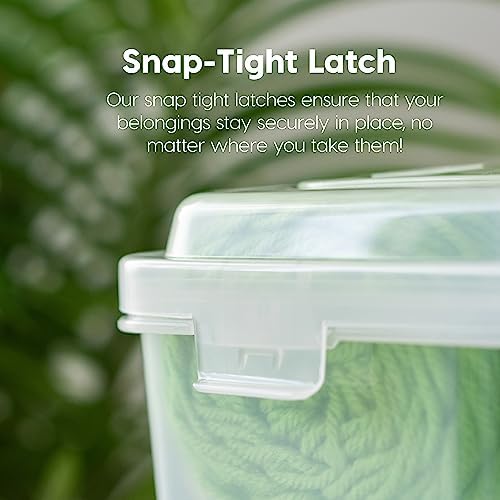 IRIS USA Board Game Storage |Made in USA| Thick Craft Case (2-Pack) - Clear - Image 5