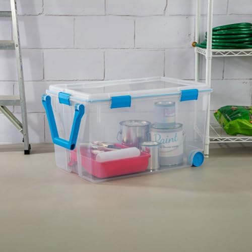 Sterilite Gasket Storage Box with Lids for Home & Office, 120 Quart, 6-Pack - Image 5