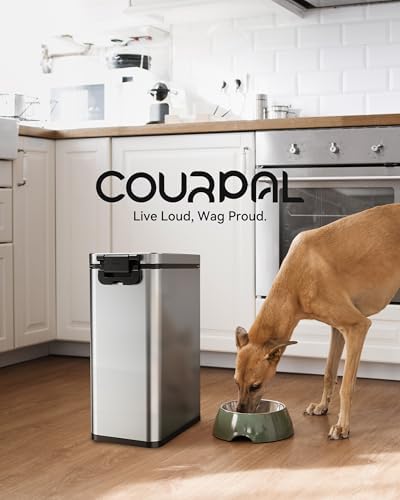 Stainless Steel Dog Food Storage Container, 20lb/15lb Pet Food Bin - Image 6