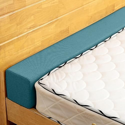 Mattress Extender for Twin/Twin XL/Queen/King Bed, Bed Gap/Space/Crack Filler Between Headboard and Mattress or Wall, High-Density Foam with Removable Cover(Dark Blue-LxWxH-72 * 2 * 8in) by ThinMayHomeProducts