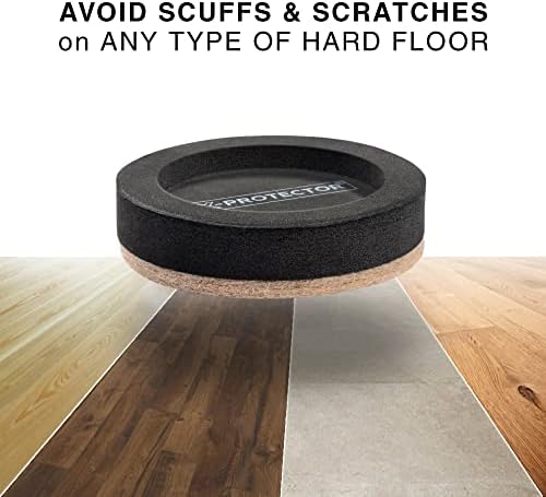 Felt Furniture Sliders for Hardwood Floors X-PROTECTOR 8 PCS 3 ½” - Image 5
