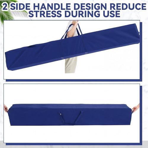 1 Pcs 83 x 16 x 12 Inch, 260 L Large Storage Duffle Bag Blue - Image 6
