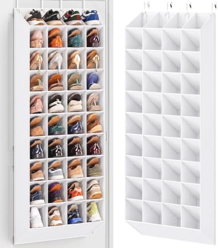 UVIAHOMI 30-40 Pairs Over the Door Shoe Organizer, 10-Tier Door Shoes Rack by UVIAHOMIHOMEORGANIZER