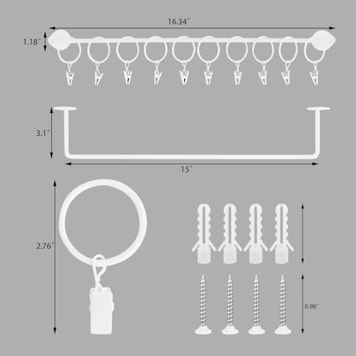 Hat Rack Wall Cap Organizer - Baseball Hat Racks Display Holder with 40 Hooks - Modern Metal Black Hats Storage Wall Mounted Caps Hanger Set of 4 for Closet Door Bedroom Entryway Laundry(White) - Image 7