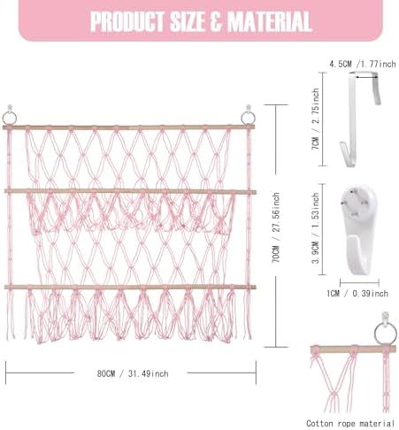 Stuffed Animal Net or Hammock Large Wall Hanging Organizer for Plush Toys - Image 2