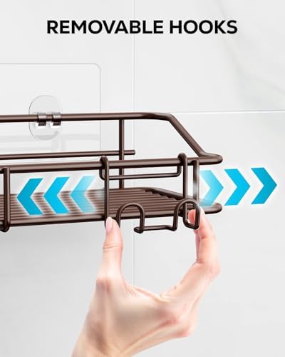 Nieifi Shower Caddy Adhesive, Shower Shelves, Shampoo Holder for Bathroom - Image 6