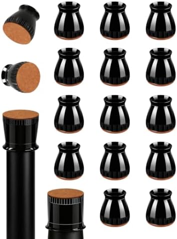 24 Pcs Chair Leg Floor Protectors for Hardwood Floors by Yopieke