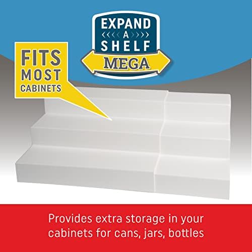 Dial Industries 3 Tier Expandable Pantry Cabinet Shelf Organizer, Mega (Pack of 6) - Image 3