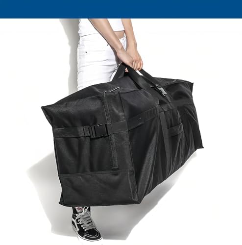 Arxus Large Duffel Bag, Waterproof Carry on Weekend Overnight Storage Bag over Luggage for Airline, Travel, Camping, Moving - Image 2