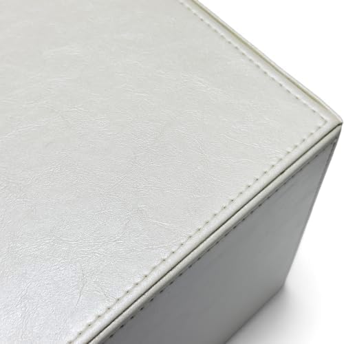 UnionBasic Document Organizer, 3-Drawer File Cabinet Document Storage Box, Office Desktop Filing Organizer, Creamy White - Image 6