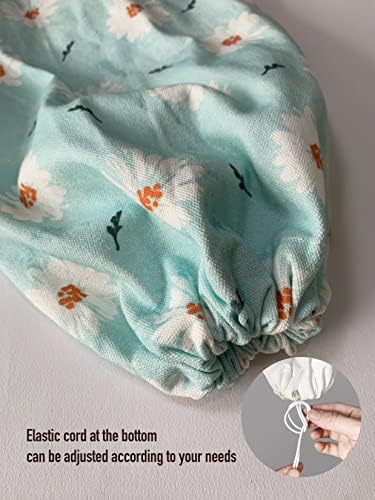 Hglian Daisy Grocery Bag Holder Flowers Plastic Bag Holder Storage Organizer,Daisy Kitchen Décor-Blue Extra Large - Image 4