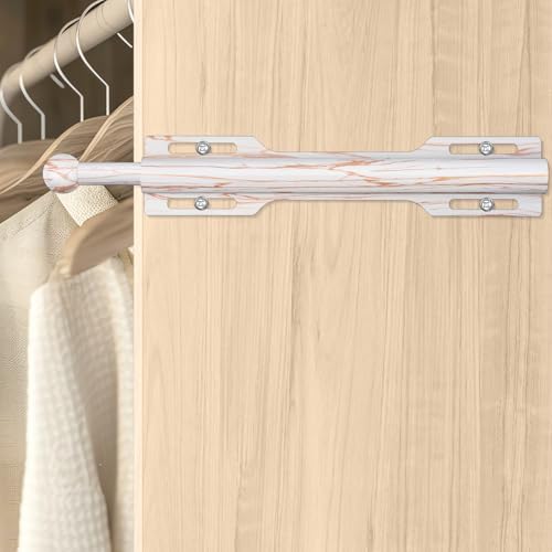 12" Valet Rod for Closet Pull Out (1 Pack, Marble Grain) - Image 4