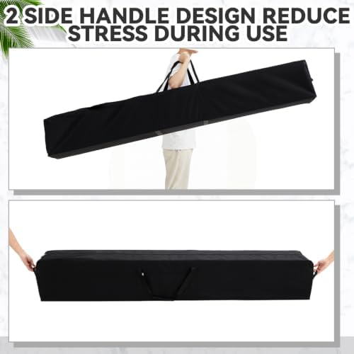 1 Pcs 83 x 12 x 8 Inch, 132 L Large Storage Duffle Bag Black - Image 6