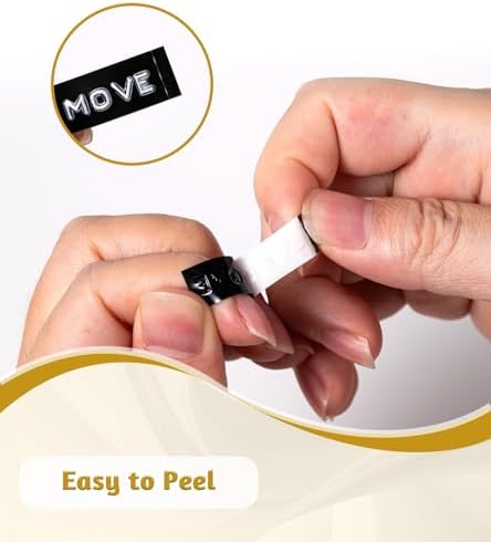 Compatible with Dymo Label Maker Refills Embossing Label Maker Tape - Image 4