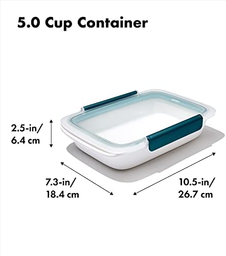 OXO Good Grips Prep & Go Food Storage Container - 5 Cups, Teal - Image 6