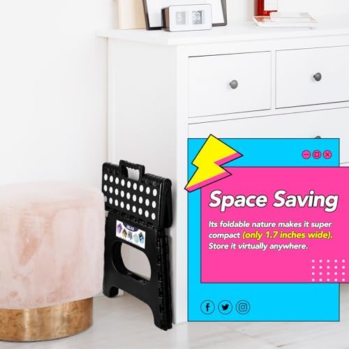 Delxo Folding Step Stool 11 inch 2 Pack,300 Lbs Step Stool for Kids&Adults - Image 5