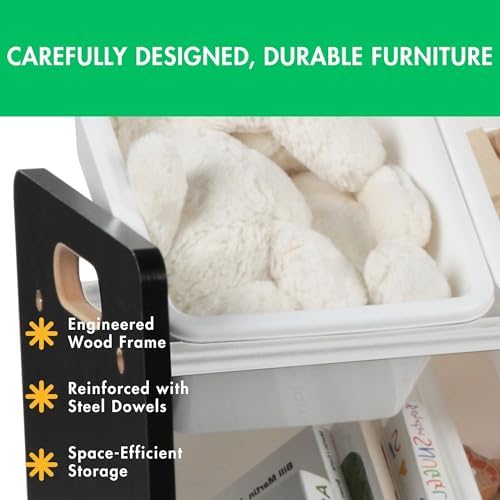 Humble Crew Kids Toy Organizer with 16 Bins, 4 Tier Storage for Playroom - Image 6