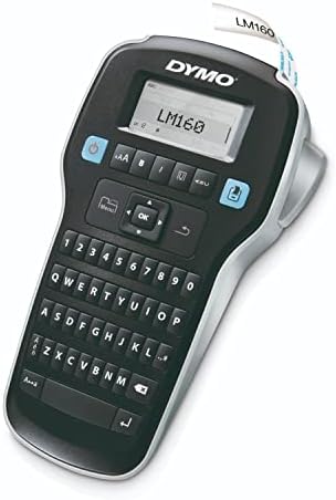 DYMO Label Maker LabelManager 160 Portable Label Maker, Easy-to-Use, One-Touch Smart Keys, QWERTY Keyboard, Large Display, for Home & Office Organization, Black - Image 3