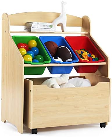 Humble Crew Kids' Store-All Unit, Natural Finish (TB816) - Image 3