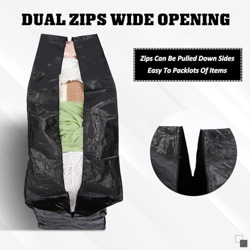 Windyun 4 Pack 75 Gallon Extra Large Moving Bags XXL Heavy Duty Storage Bag - Image 4