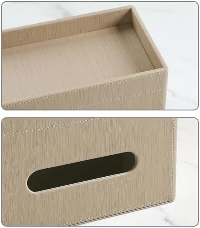 Plus Size Tissue Box Cover, Rectangle Tissue Box Organizer, Wood - Image 4