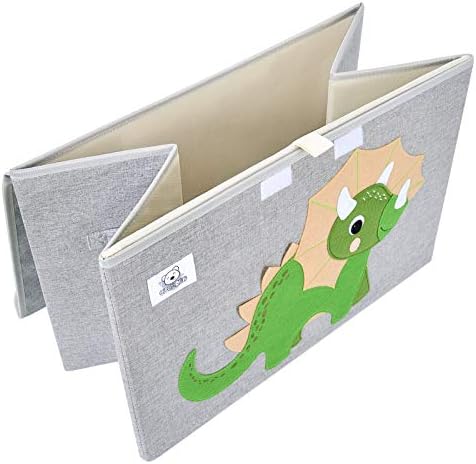 Large Toy Box Storage with Lid, Foldable Fabric Toy Chest Storage for Kids - Image 4