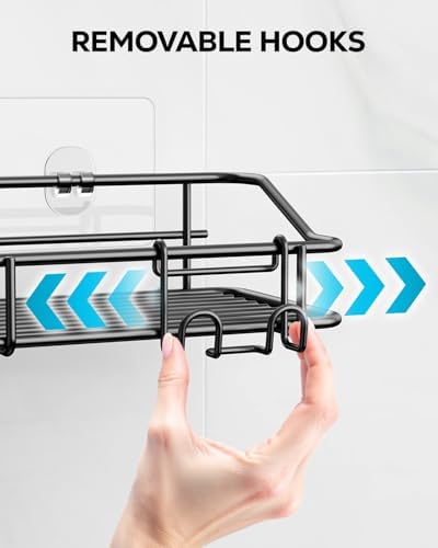 Nieifi Shower Caddy Adhesive, Shower Shelves, Shampoo Holder for Bathroom - Image 4