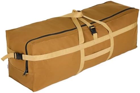 Arxus Large Duffel Bag, Waterproof Carry on Weekend Overnight Storage Bag over Luggage for Airline, Travel, Camping, Moving by Arxus