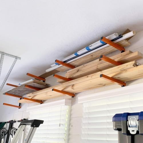 Ultrawall Wall Mount Wood Organizer and Lumber Storage Rack with 3-Level - Image 2