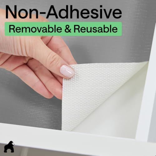 GORILLA GRIP Shelf Liner, Kitchen Drawer Protector, 12x120 Gray - Image 6