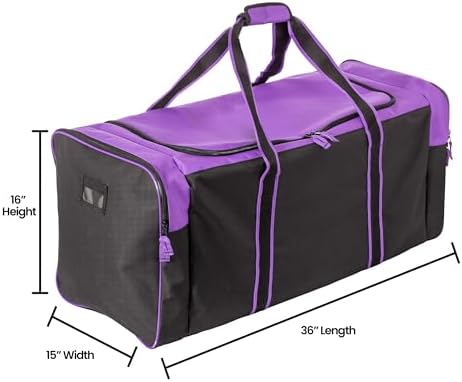 Jetstream Heavy Duty Multi Pocket Durable Sports Gym Equipment Travel Duffel Bag - Image 2