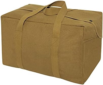 Rothco Canvas Parachute Cargo Bag, Coyote Brown, 40.5L by Rothco