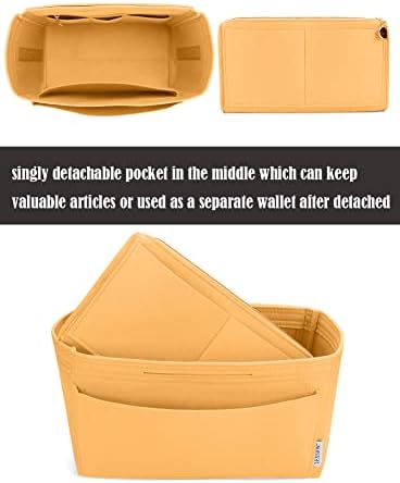 LEXSION Felt Purse Organizer Insert, Tote Bag Shaper Dividers with 5 Sizes - Image 3