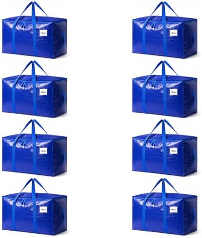 Extra Heavy Duty Large Moving Bags with Zippers and Reinforced Handles by Unknown